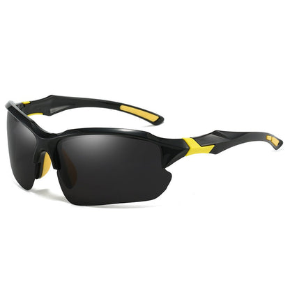 Sunglasses for Men - Sport Polarized Half Frame Lightweight UV Protection for Women Skiing - product detail view 9