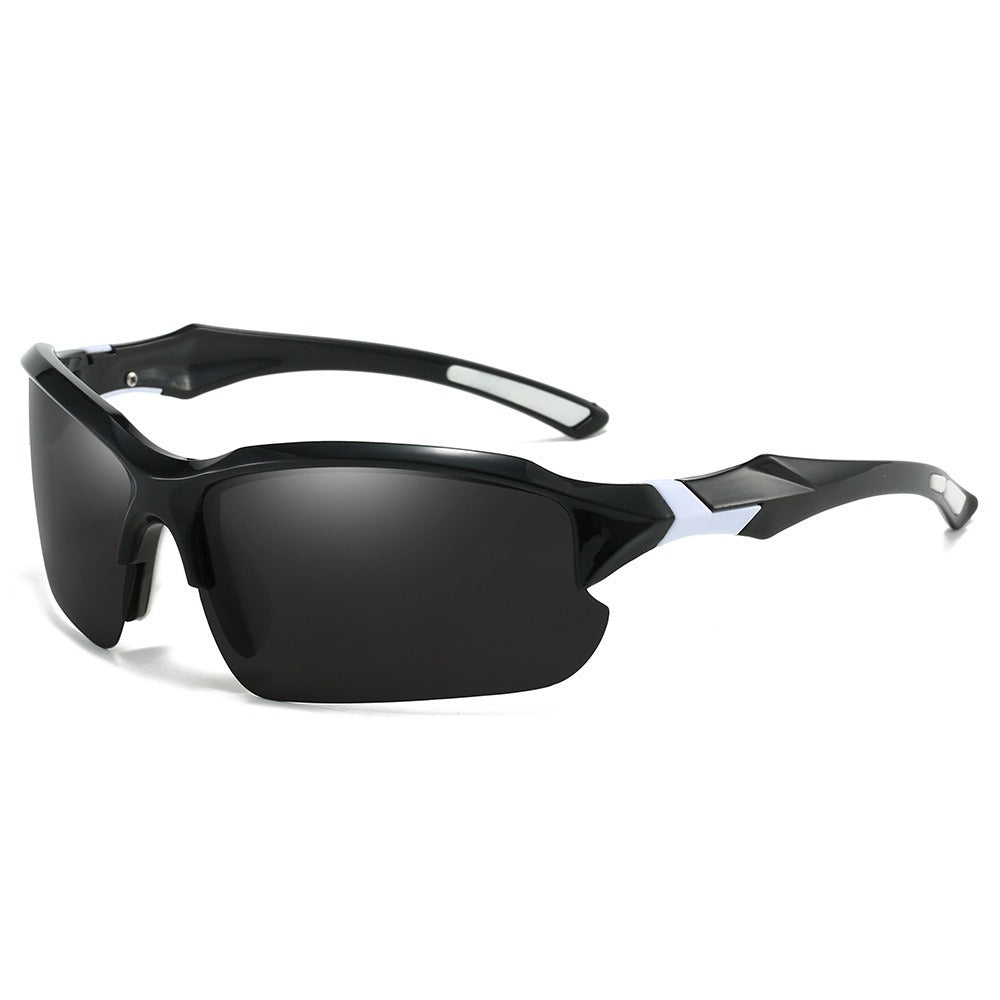 Sunglasses for Men - Sport Polarized Half Frame Lightweight UV Protection for Women Skiing - product detail view 10