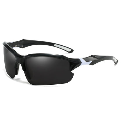 Sunglasses for Men - Sport Polarized Half Frame Lightweight UV Protection for Women Skiing - product detail view 10
