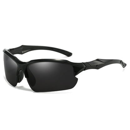 Sunglasses for Men - Sport Polarized Half Frame Lightweight UV Protection for Women Skiing - product detail view 11
