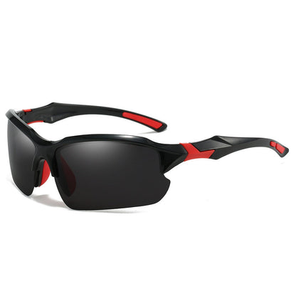 Sunglasses for Men - Sport Polarized Half Frame Lightweight UV Protection for Women Skiing - product detail view 12