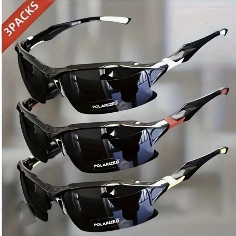 Sunglasses for Men - Sport Polarized Half Frame Lightweight UV Protection for Women Skiing - product detail view 28