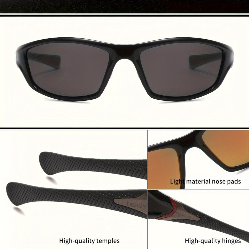 Sunglasses for Men - Sports 4 Pack UV400 Full Frame - Ultra-Light PC Lens Bulk Set Women - product detail view 9