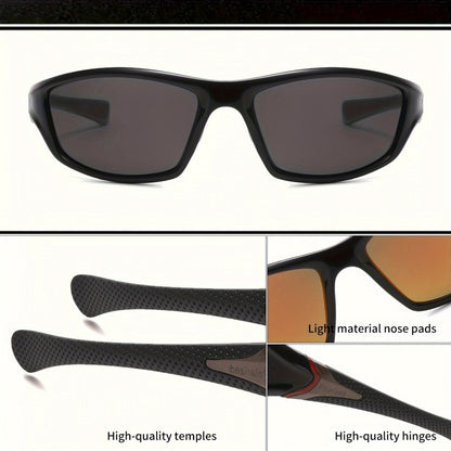 Sunglasses for Men - Sports 4 Pack UV400 Full Frame - Ultra-Light PC Lens Bulk Set Women - product detail view 9