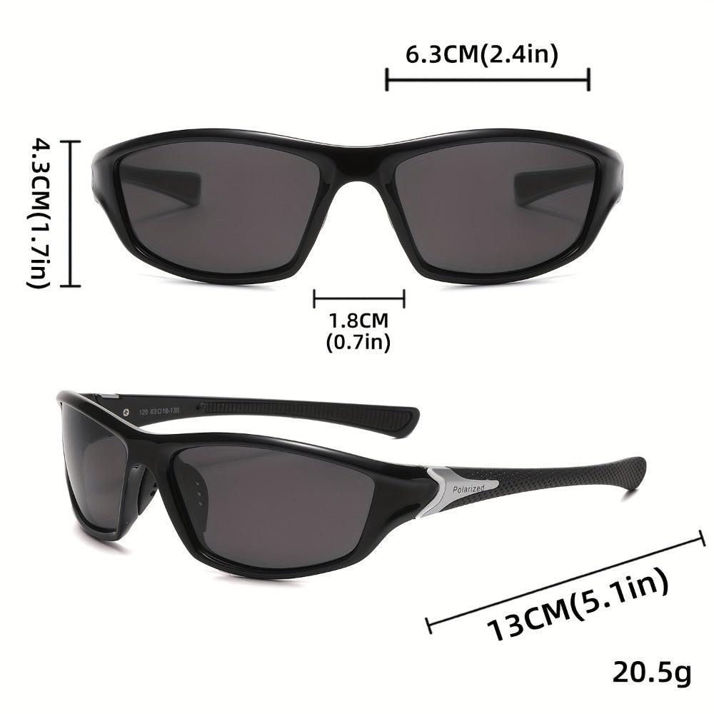 Sunglasses for Men - Sports 4 Pack UV400 Full Frame - Ultra-Light PC Lens Bulk Set Women - product detail view 10