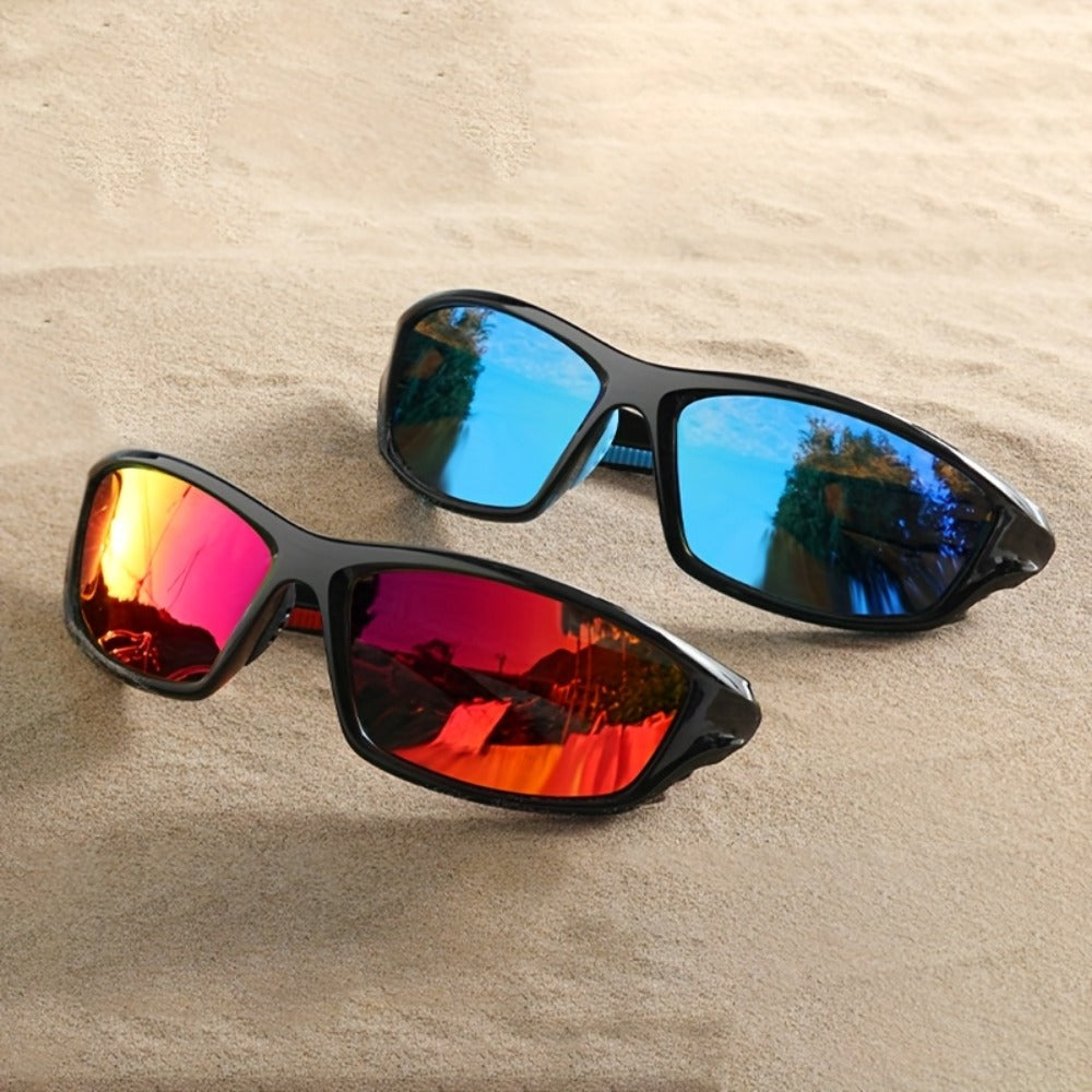 Sunglasses for Men - Sports 4 Pack UV400 Full Frame - Ultra-Light PC Lens Bulk Set Women - product detail view 11
