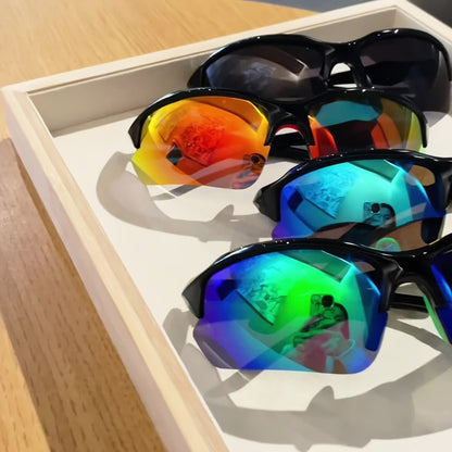 Sunglasses for Men - Sports Bulk Set 8 or 12 Pairs UV Protection True Color Coating Fashion - product detail view 4