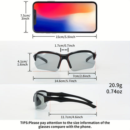 Sunglasses for Men - Sports Bulk Set 8 or 12 Pairs UV Protection True Color Coating Fashion - product detail view 5