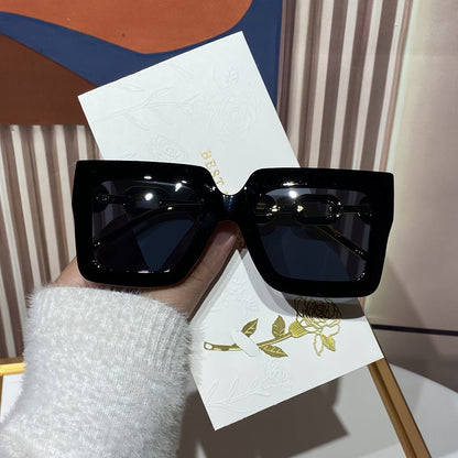 Sunglasses for Women - Square 14-Pack Tinted Lens Fashion Glasses Set, Chic Minimalist Plastic - product detail view 10