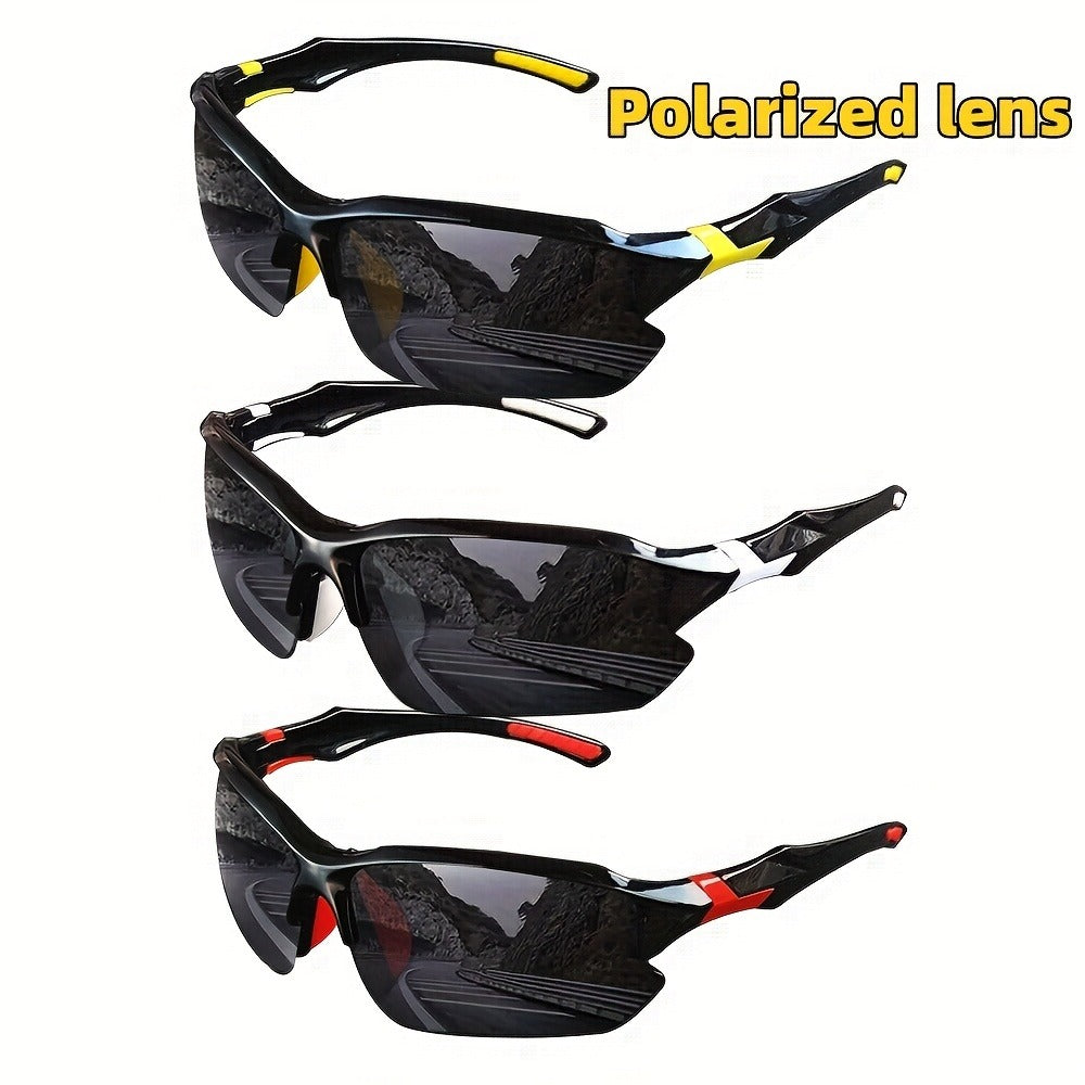 Sunglasses for Men - Square Frame Glasses 7 Pairs Set Trendy Fashion Eyewear Bulk Value Pack - product detail view 5