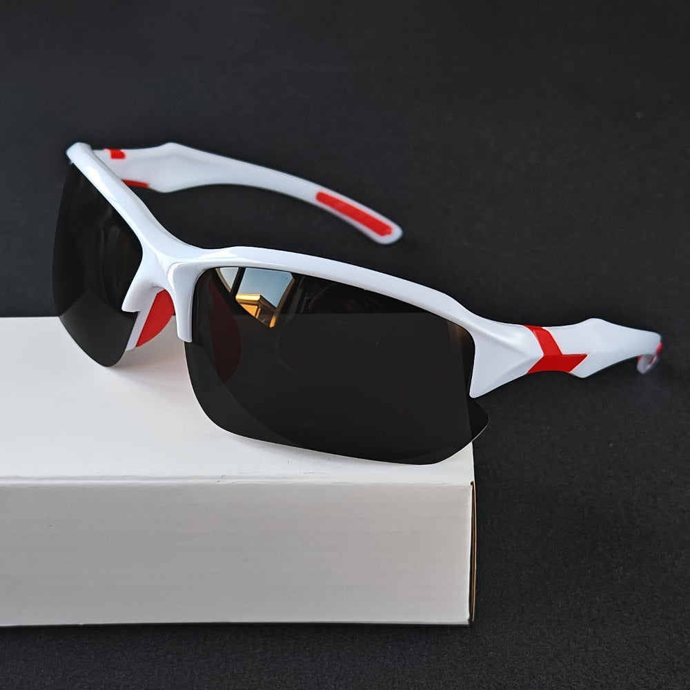 Sunglasses for Men - Square Frame Glasses 7 Pairs Set Trendy Fashion Eyewear Bulk Value Pack - product detail view 10