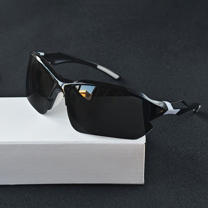 Sunglasses for Men - Square Frame Glasses 7 Pairs Set Trendy Fashion Eyewear Bulk Value Pack - product detail view 11