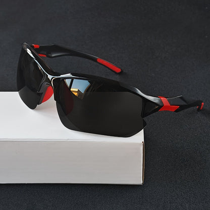 Sunglasses for Men - Square Frame Glasses 7 Pairs Set Trendy Fashion Eyewear Bulk Value Pack - product detail view 12