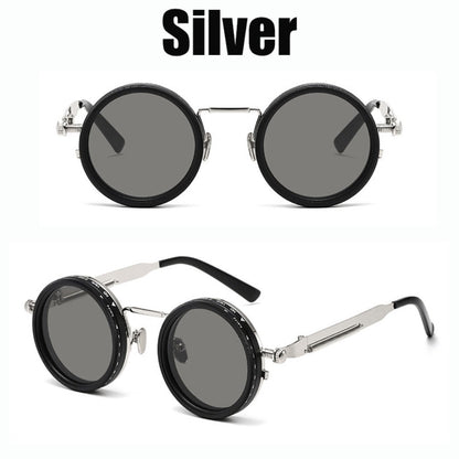 Sunglasses for Men - Steampunk Rotating Lens Glasses - Adjustable ND Mechanical Style Frame for - product detail view 5