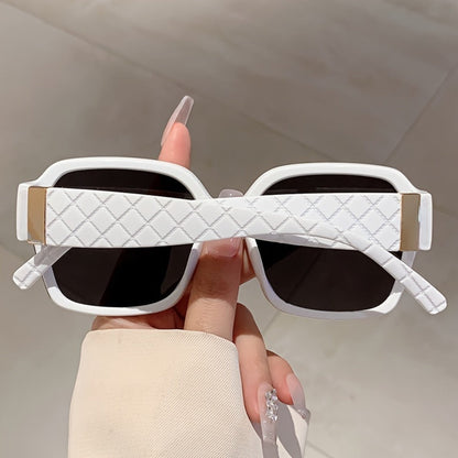 Sunglasses for Women - Studded Geometric Frame UV400 PC Lenses Lightweight Fashion Statement - product detail view 10