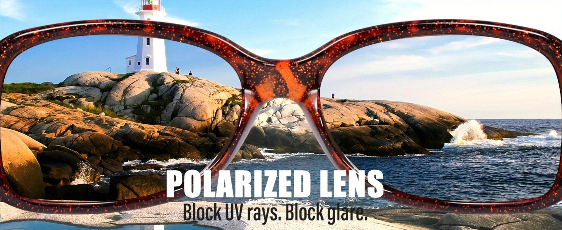 Sunglasses for Women - Wrap Around for , Polarized Butterfly Decor Fashion Glasses with UV - product detail view 24