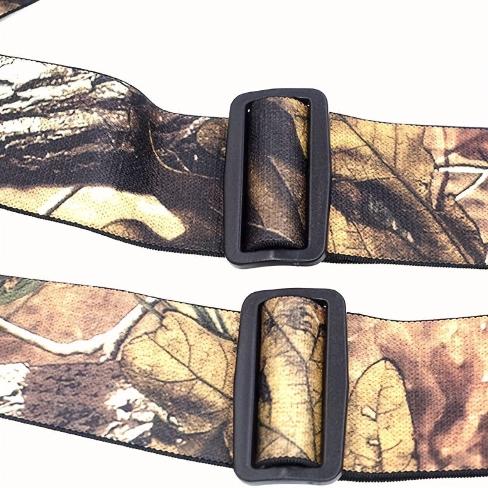 Suspenders - Men's Heavy Duty X-Back Camo Clips Work Hunting Adjustable Elastic Braces - product detail view 8