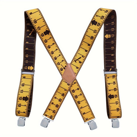 Suspenders - Wide for Men 2 Inch Elastic X-Back Braces Heavy Duty Clips Adjustable Work - main product view