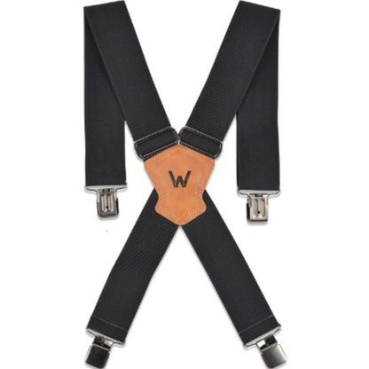 Suspenders - Work Men 2 Inch Elastic Heavy Duty Clips Adjustable Braces Overalls Strap - product detail view 3