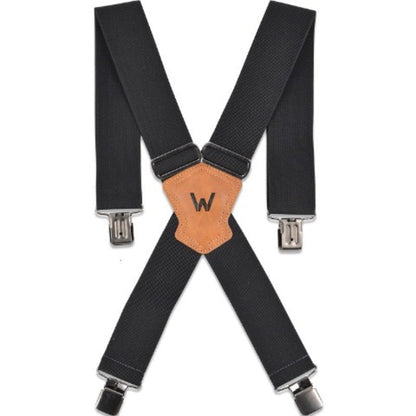 Suspenders - Work Men 2 Inch Elastic Heavy Duty Clips Adjustable Braces Overalls Strap - product detail view 9
