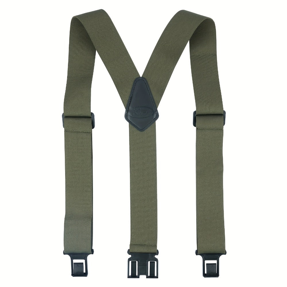 Suspenders - Y-Back Men 1.5 Inch Elastic Hook End Adjustable Braces Work Outdoor - product detail view 10