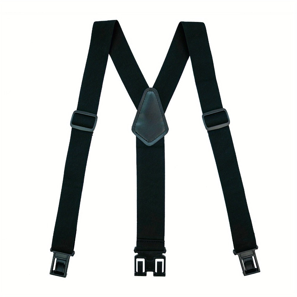 Suspenders - Y-Back Men 1.5 Inch Elastic Hook End Adjustable Braces Work Outdoor - product detail view 14