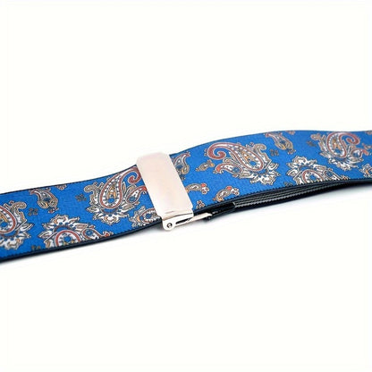 Suspenders - Y-Back for Men 6 Metal Clips Adjustable Elastic Braces Heavy Duty Trouser - product detail view 8