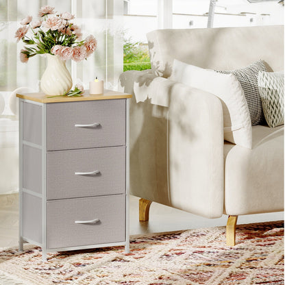 Dresser shown in the Ash Gray, 3 Drawers option