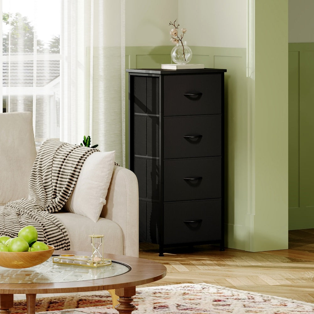 Tall Fabric Dresser with Multiple Color Options, Bedroom Drawer Chest detail image - detail view 21