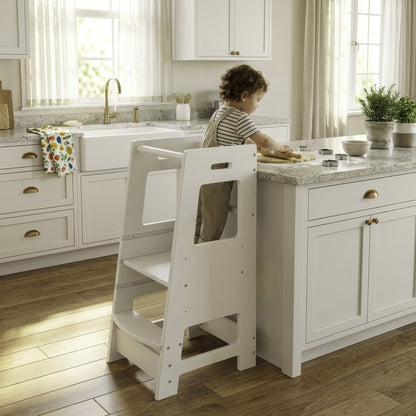 Toddler Step Stool shown in the Random Color option