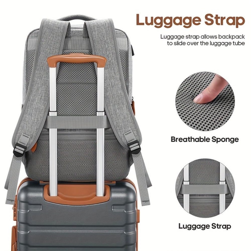 Travel Toiletry Bag – 3 Piece, 20 Inch, TSA Lock, Spinner Wheels – detail view 12
