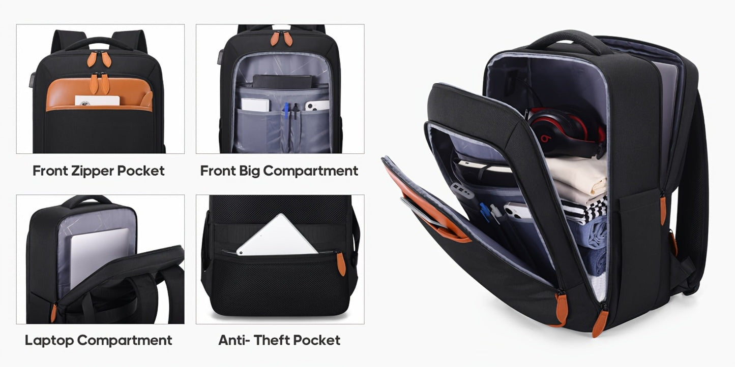 Travel Toiletry Bag – 3 Piece, 20 Inch, TSA Lock, Spinner Wheels – detail view 17