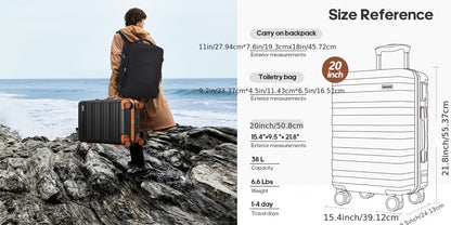 Travel Toiletry Bag – 3 Piece, 20 Inch, TSA Lock – detail view 22