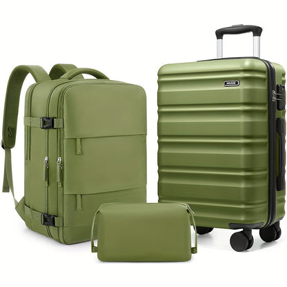 Travel Toiletry Bag – 3 Piece, 20 Inch, TSA Lock – front view - product view 21