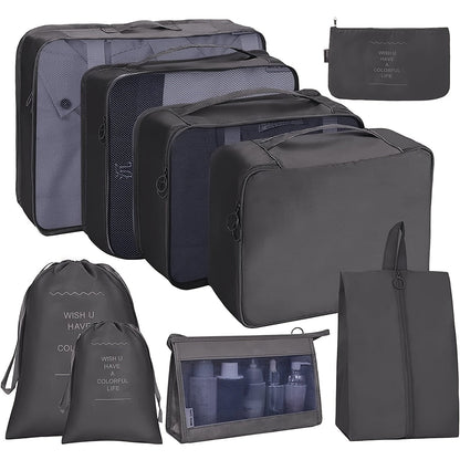 Travel Toiletry Bag – 9 Piece, for Travel – front view - product view 13