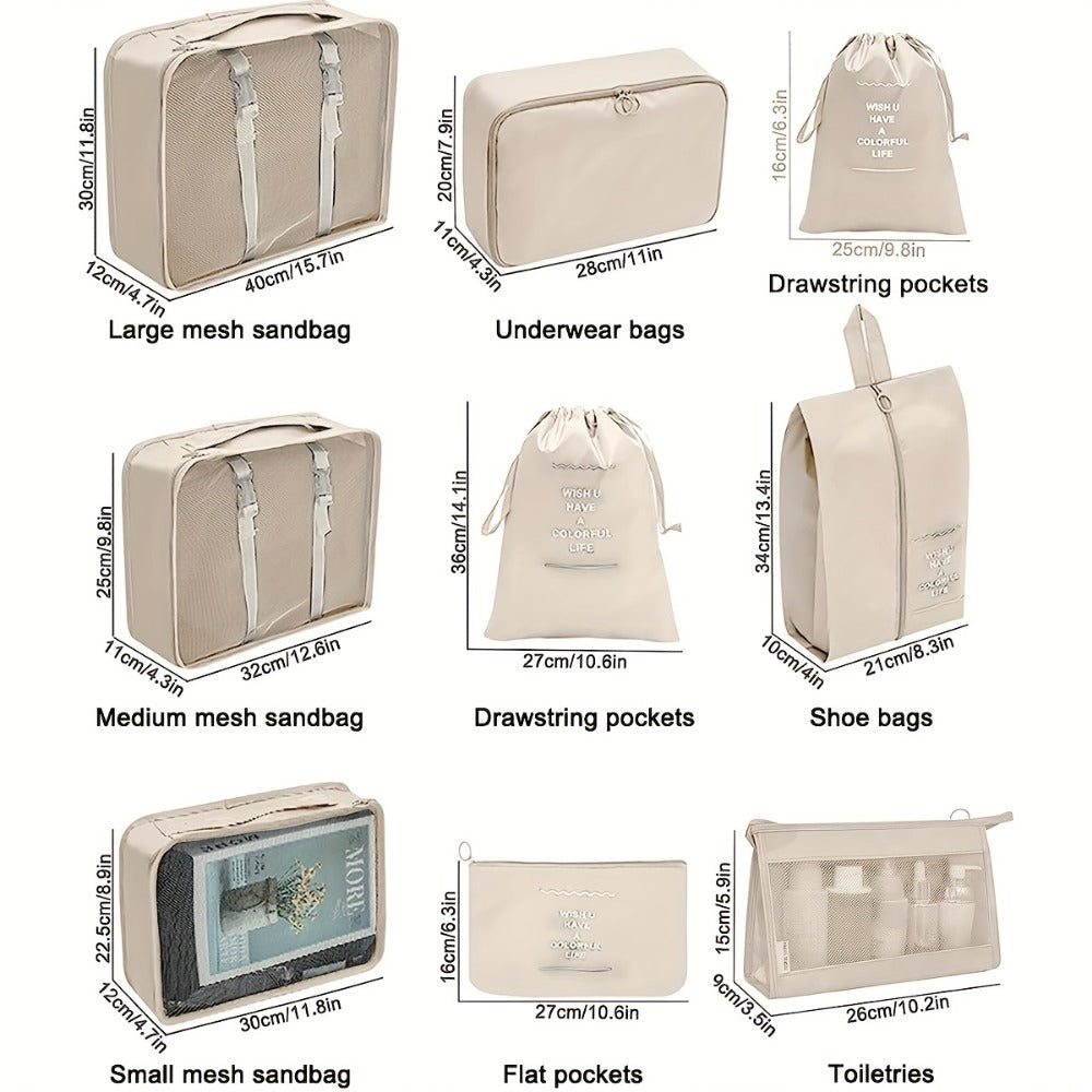 Travel Toiletry Bag – 9 Piece, for Travel – detail view 5