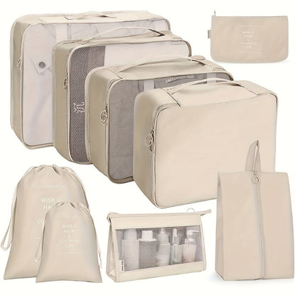 Travel Toiletry Bag – 9 Piece, for Travel – front view
