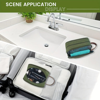 Travel Toiletry Bag – Canvas, Large Capacity, for Travel – detail view 14