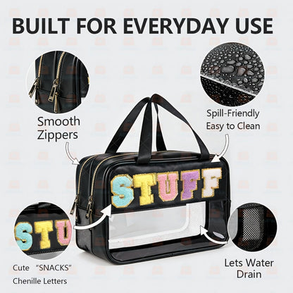 Travel Toiletry Bag – PU Leather, for Travel – detail view 4