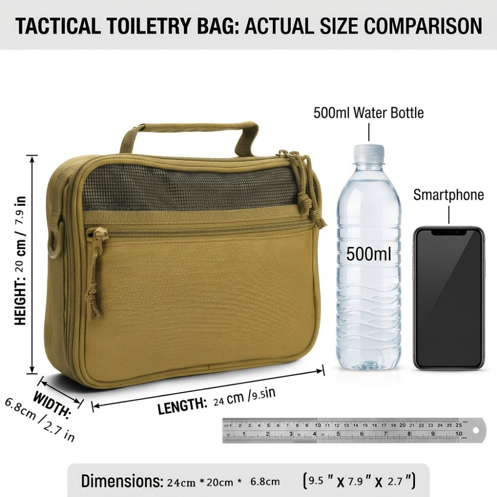 Travel Toiletry Bag – for Travel, Tactical Toiletry Hanging Dopp Kit – detail view 2