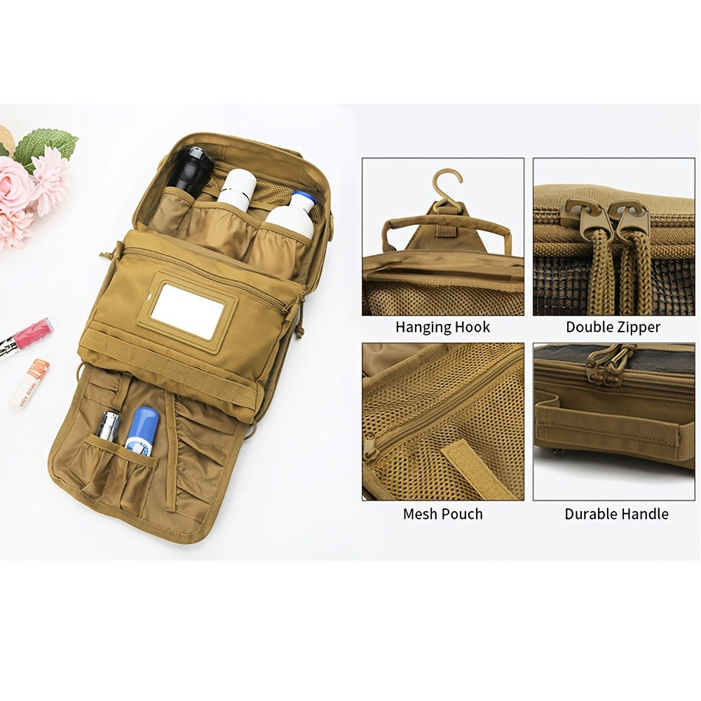 Travel Toiletry Bag – for Travel, Tactical Toiletry Hanging Dopp Kit – detail view 5