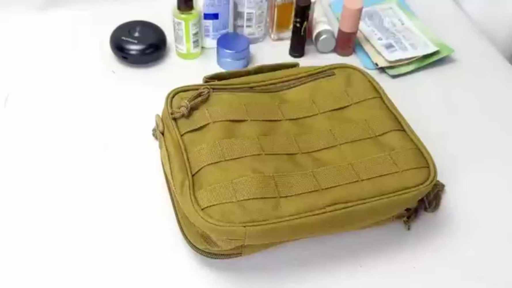 Travel Toiletry Bag – for Travel, Tactical Toiletry Hanging Dopp Kit – detail view 7