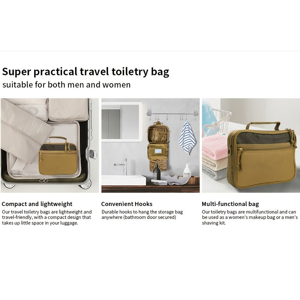 Travel Toiletry Bag – for Travel, Tactical Toiletry Hanging Dopp Kit – detail view 8