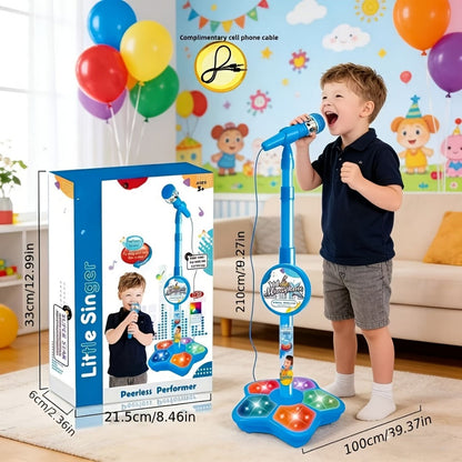 Toy Microphone with Stand, Lightweight Amplified Singing Toy for Kids detail image - detail view 6