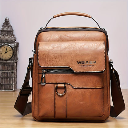Travel Backpack – Genuine Leather, Large Capacity, for Travel & Work – detail view 2