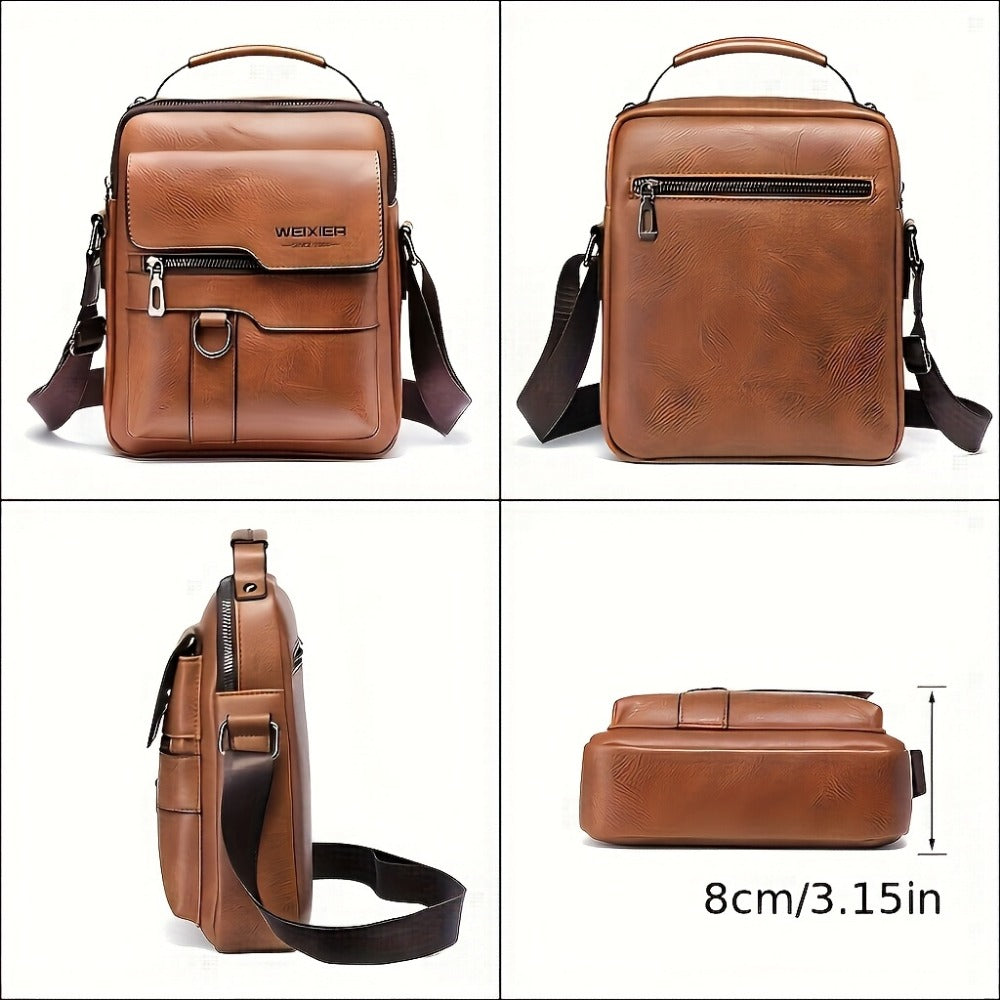 Travel Backpack – Genuine Leather, Large Capacity, for Travel & Work – detail view 13