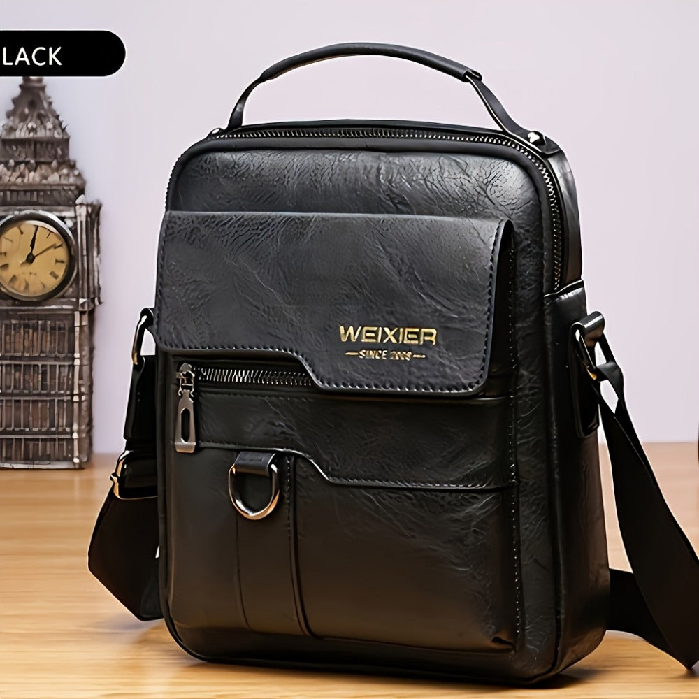 Travel Backpack – Genuine Leather, Large Capacity, for Travel & Work – detail view 8