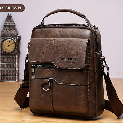 Travel Backpack – Genuine Leather, Large Capacity, for Travel & Work – detail view 10