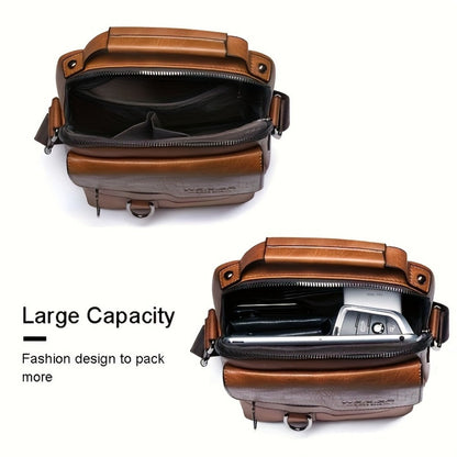 Travel Backpack – Genuine Leather, Large Capacity, for Travel & Work – detail view 11