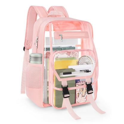 Travel Backpack – PVC, Clear, Transparent, Large Capacity – detail view 12